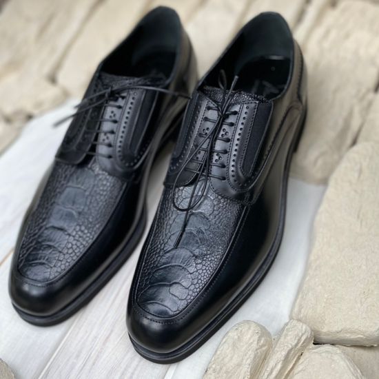 Ботинки Bruno Antolini черные кожаные демисезонные - фото 8, 97806 BA NERO