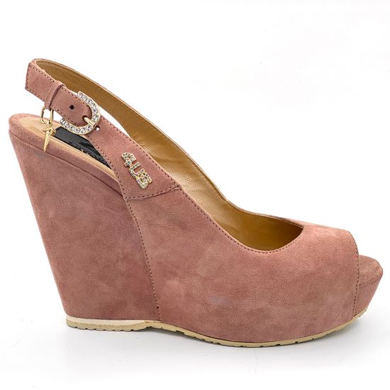 Босоножки Cesare Paciotti замшевые розовые - фото 1, 