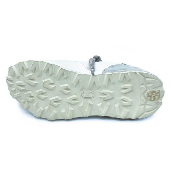 Кроссовки Nila&amp;Nila бело-серебристые кожаные - фото 4, 