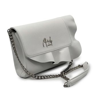 Сумочка Renato Angi белая кожаная - фото 2, 2805781 RA BIANCO