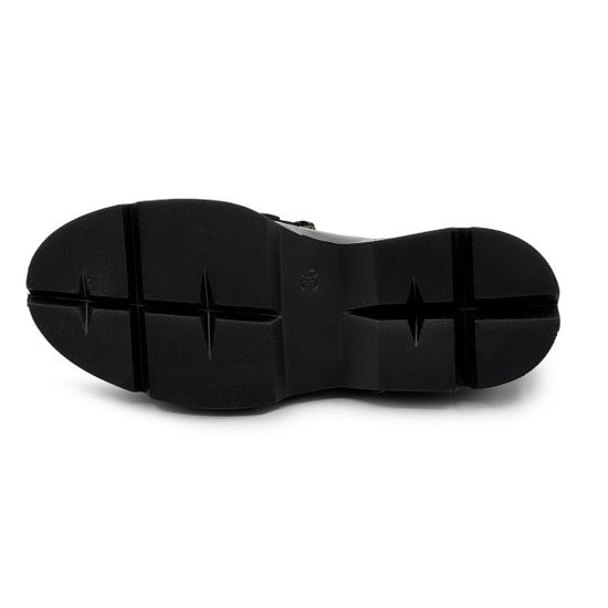 Лоферы женские Mot-Cle кожа/замша черные/леопард - фото 4, MOT2757 MOT LEO