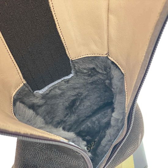 Сапоги Ilasio Renzoni коричневые замшевые на меху - фото 6, 5253 IR MORO