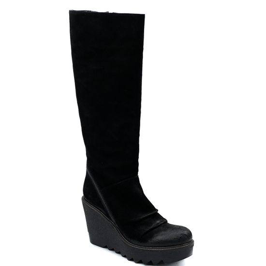 Сапоги Fru.it черные замшевые байка - фото 2, 1749BM FR