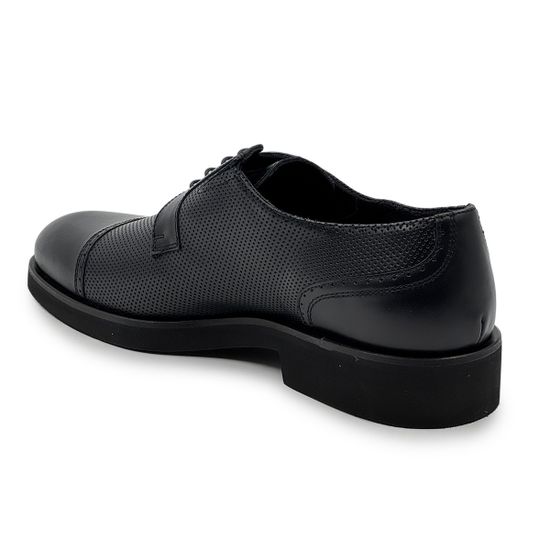 Туфли Barcly темно-синие кожаные - фото 3, 79006 BAR BLU