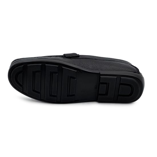 Мокасины Lab Milano черные кожаные на меху - фото 4, 658K8231 LAB