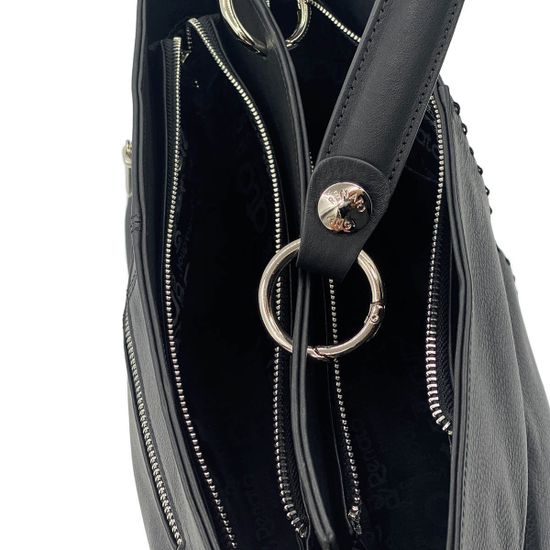 Сумка Renato Angi черная кожаная - фото 5, 2804036 RA NERO