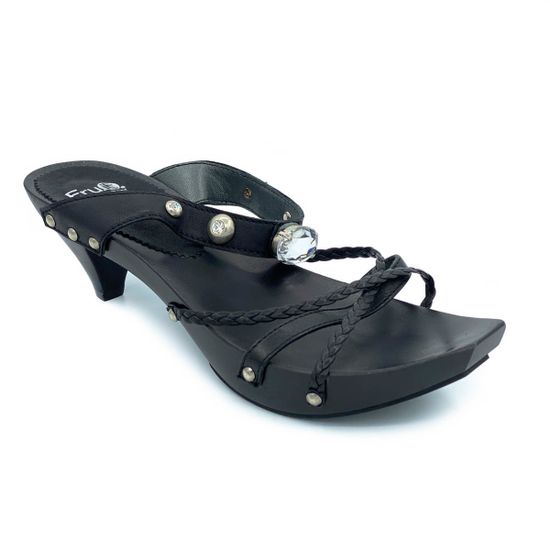 Босоножки Fru.it черные кожаные - фото 2, 8122 FR