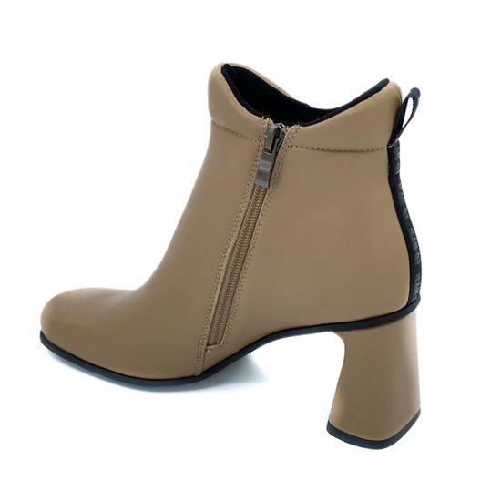 Ботильоны Jeannot бежевые кожаные демисезонные - фото 3, HJ573S JN BEIGE