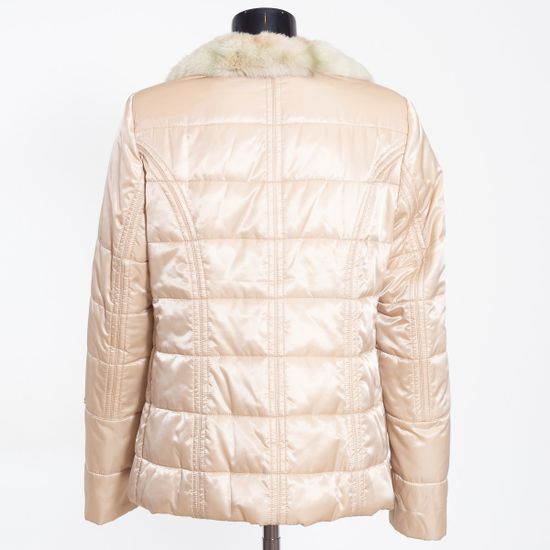 Пуховик VOLPI бежевый - фото 3, 