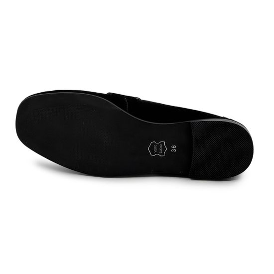 Лоферы женские CVCOVER черные замшевые - фото 4, 9809-01 COV NERO