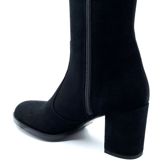 Ботфорты Rosso Nero черные замшевые демисезонные - фото 6, 4080 RN