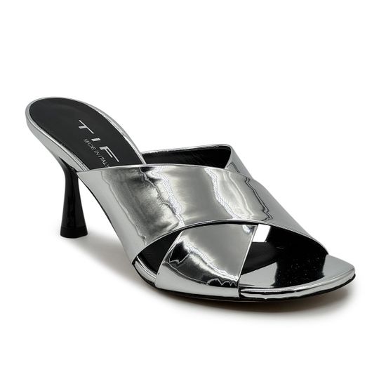 Мюли Tiffi серебристые кожаные - фото 2, J706/70L TI ARGENTO