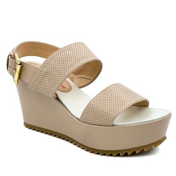 Босоножки Giorgio Piergentili бежевые кожаные - фото 2, 443/A GP