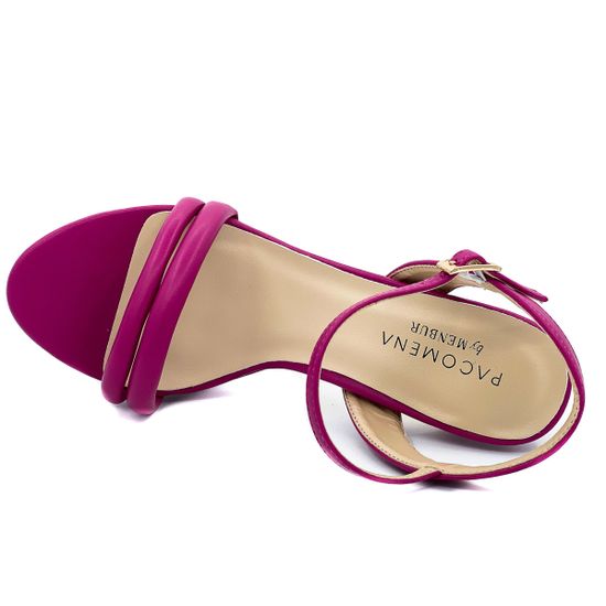 Босоножки Pacomena цвета фуксия кожаные - фото 5, 6991 PAC FUXIA