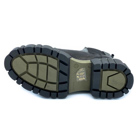 Ботинки Mimmu черные кожаные Байка - фото 4, E502E1 MIM PARKER