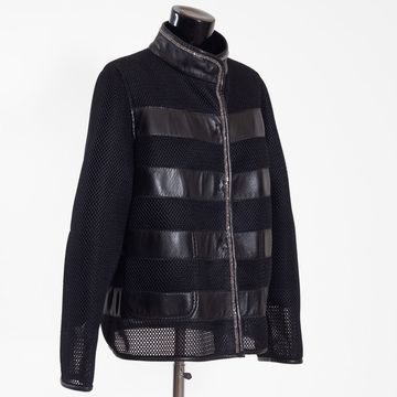 Куртка VOLPI натуральная кожа черного цвета с перфорацией - фото 2, 1877 VO