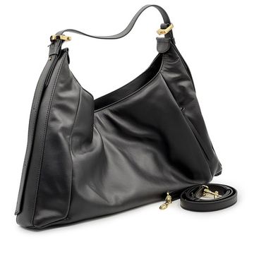 Сумка Loristella черная кожаная - фото 2, 3141 LS NERO