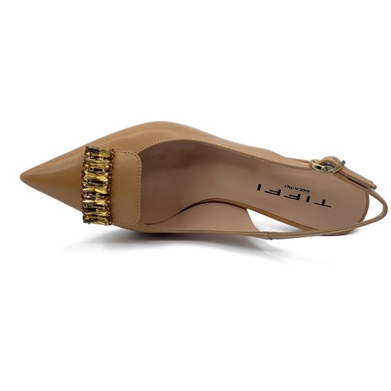 Туфли летние TiffI кожаные бежевые LEGNO - фото 5, G50/70G TI LEGNO