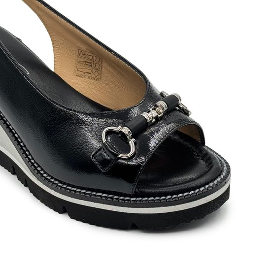 Босоножки Donna Soft черные наплак - фото 6, DS2306 DS NERO