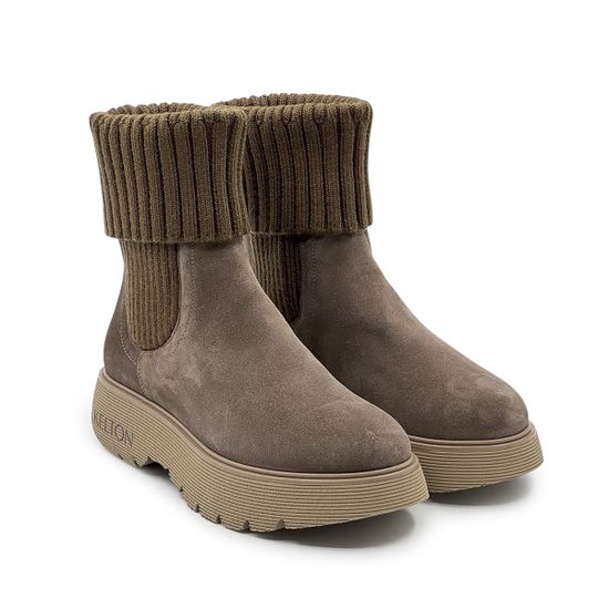 Ботинки KELTON замша/текстиль светло-серые на байке - фото 8, AG1730L KEL TORBA2026