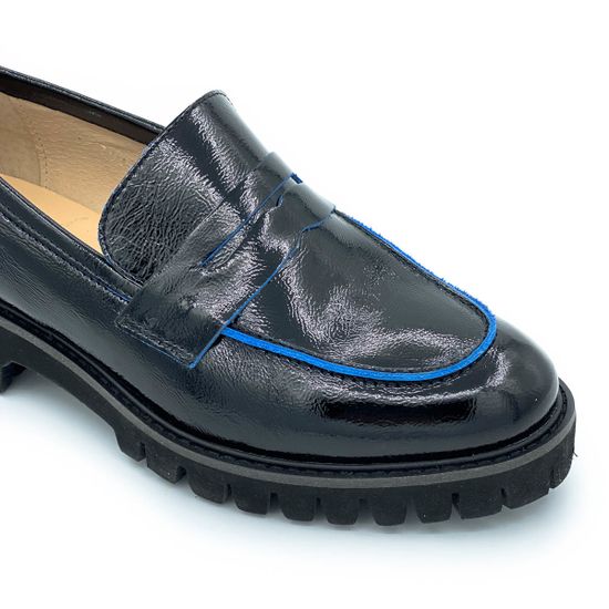 Лоферы Cover черные наплак - фото 6, 70601 COV