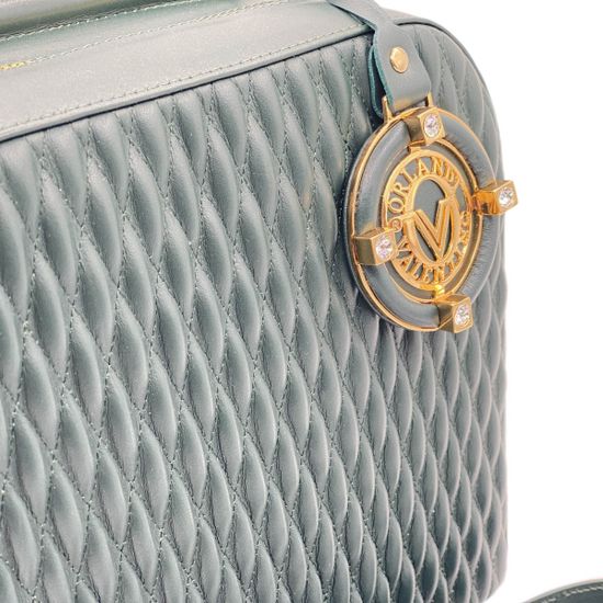 Сумка Valentino Orlandi зеленая кожаная - фото 4, 26045 VO VERDE