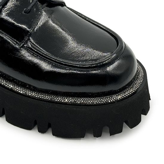 Полуботинки LAB MILANO наплак черный демисезонные - фото 6, 3124 LAB NERO