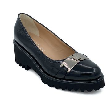 Туфли Kelton черные наплак - фото 2, AG2224 KEL