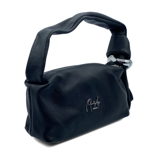 Сумка Renato Angi черная кожаная - фото 2, 