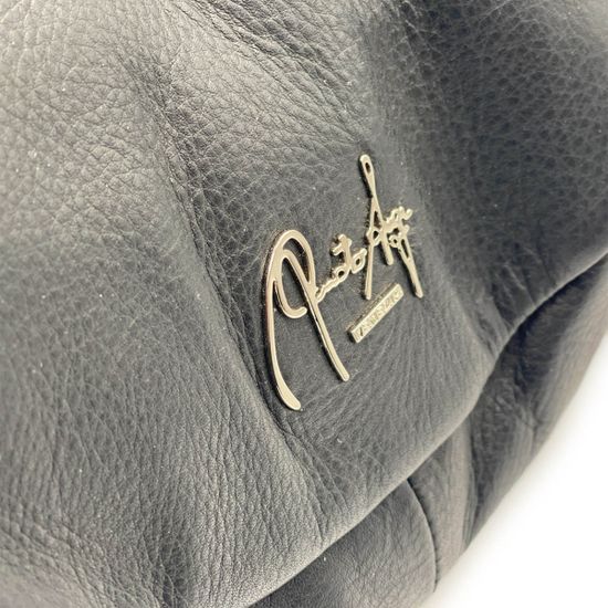 Сумка Renato Angi черная кожаная - фото 4, 3104181 RA NERO