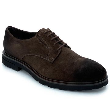 Ботинки Giampieronicola коричневые замшевые демисезонные - фото 2, 41351B GPN MORO