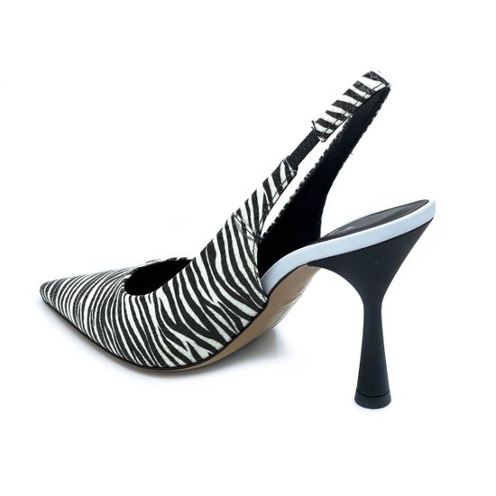 Туфли Tiffi черно-белые из ламинированной кожи - фото 3, 