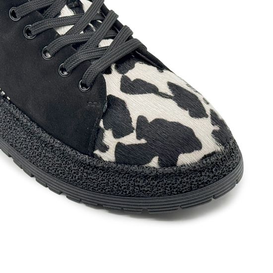 Ботинки NILA&amp;NILA черные замшевые на меху - фото 6, NO9007M NIL NERO