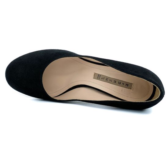 Туфли женские Renzi черные замшевые - фото 5, 504200D RZ