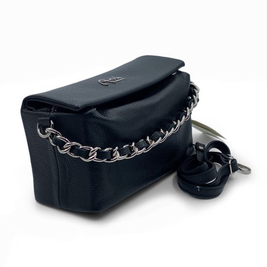 Сумка Renato Angi черная кожаная - фото 2, 3155301 RA