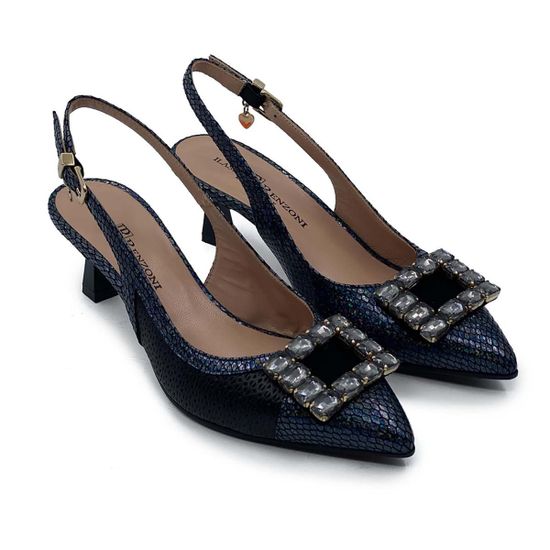 Туфли открытые Ilasio Renzoni черные кожаные - фото 7, 6794 IR NERO