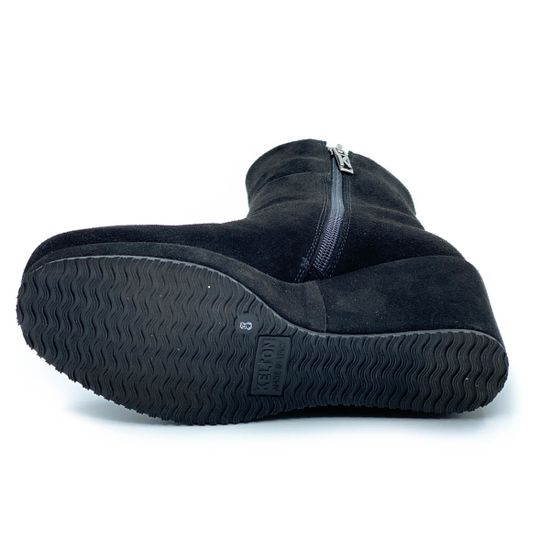 Ботинки Kelton черные замшевые МЕХ - фото 4, 