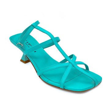 Босоножки Tiffi бирюзовые кожаные - фото 2, J720/50 TI TIFFANY