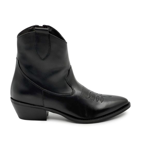 Ботинки-казаки NILA&amp;NILA черные кожаные демисезонные - фото 1, DJ-PT09 NIL NERO