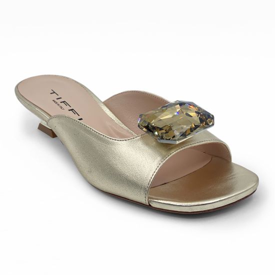 Мюли Tiffi лакированные золотого цвета - фото 2, Q22/30M TI ORO