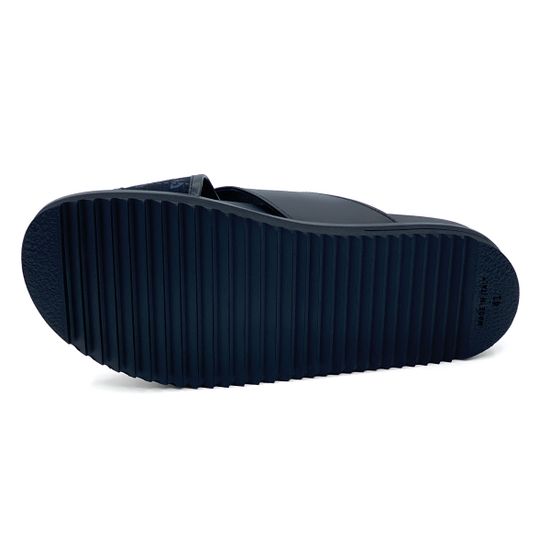 Шлепанцы Giampieronicola черные кожаные с текстильными вставками - фото 4, 5521 GPN