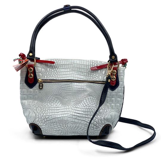 Сумка Marino Orlandi Сумка кожаная белая - фото 3, 