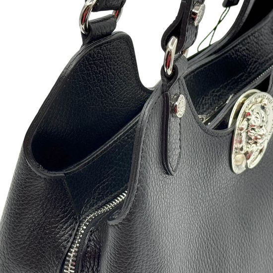 Сумка Renato Angi черная кожаная - фото 5, 3455901 RA NERO