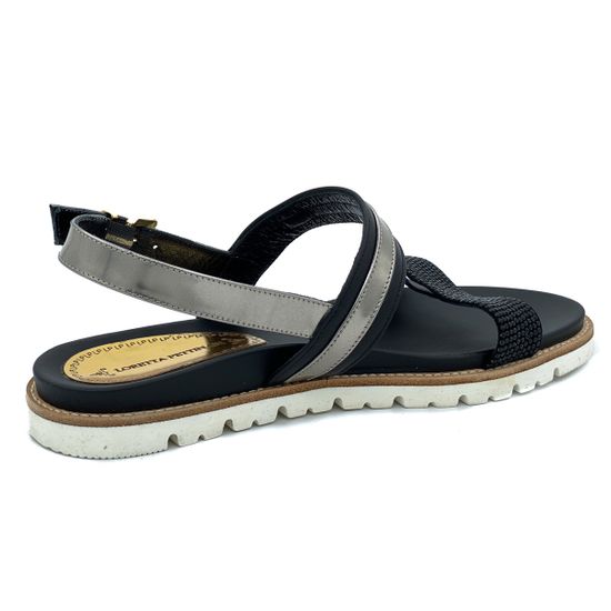 Босоножки Loretta Pettinari черные кожаные - фото 3, 