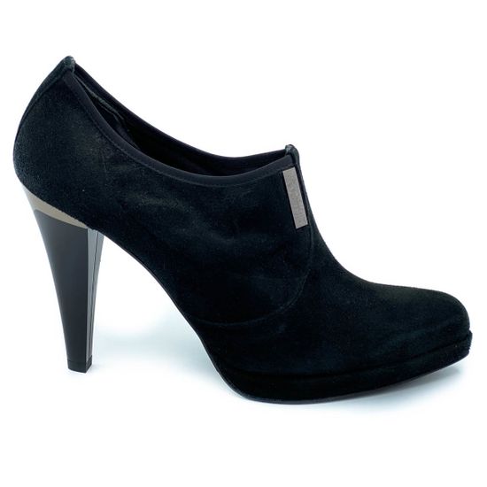 Ботильоны Giorgio Piergentili черные замшевые - фото 1, 