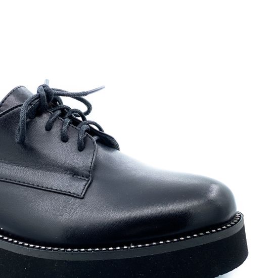 Полуботинки Cover черные кожаные - фото 6, 1806-1 COV