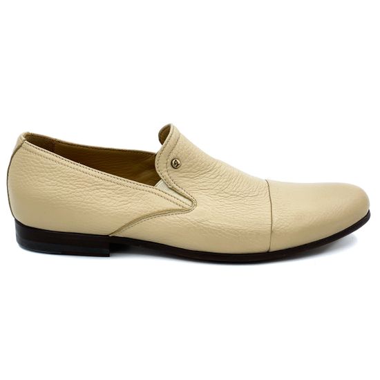 Туфли Giampieronicola бежевые кожаные - фото 1, 