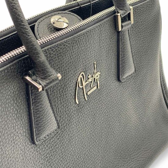 Сумка Renato Angi черная кожаная - фото 4, 