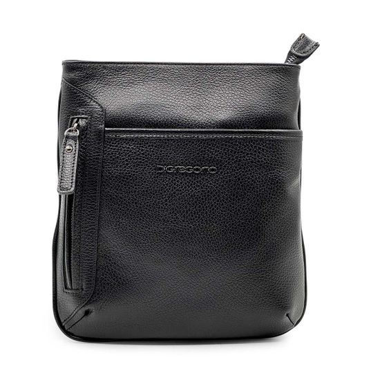Сумка Di Gregorio мужская черная кожаная - фото 1, 600 DG 2026