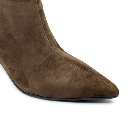 Сапоги TUFFONI коричневые замшевые на байке - фото 5, 1025025VB TUF MORO